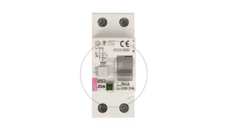 Wyłącznik różnicowoprądowy 2P 25A 0,03A typ AC EFI6-2 002062132