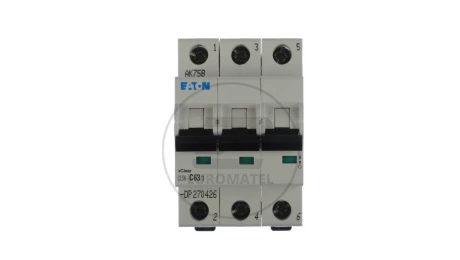Wyłącznik nadprądowy 3P C 63A 6kA AC CLS6-C63/3-DP 270426
