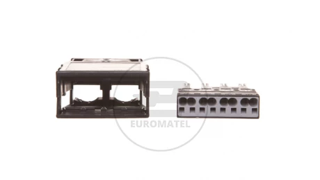 Wtyk z obudową 4P 400V 25A czarne 770-114 WINSTA /25szt./