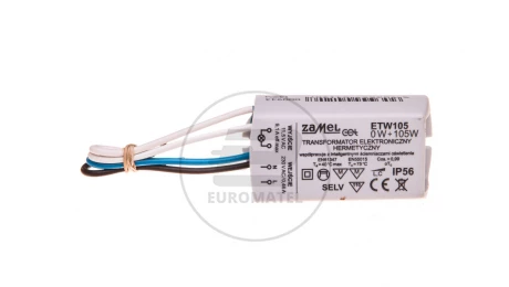 Transformator elektroniczny zalewany 230/11,5V 0-105W ETW105 LDX10000032