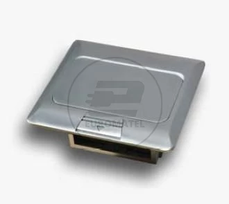 box podłogowy mini 3M ? puszka blatowo- podłogowa do montażu gniazd standardu 22,5x45 mm ( 45x45 mm) uchylna,…