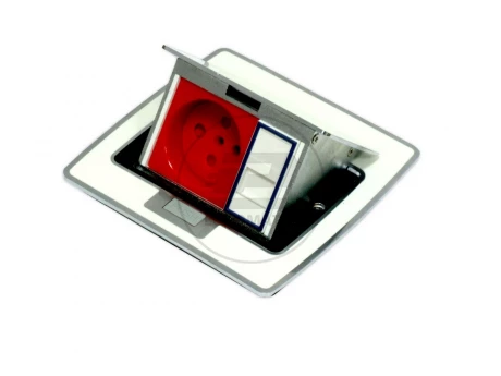 box blatowy mini 3M ? puszka blatowa do montażu gniazd standardu 22,5x45 mm ( 45x45 mm) uchylna, mechanizm otwierania…