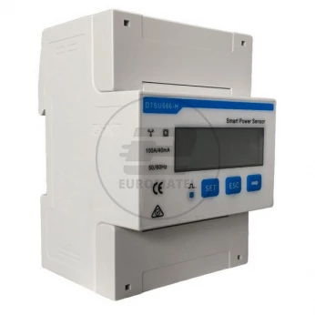 Licznik energii, 3-fazowy, 3p4w; wyświetlacz LCD; pomiar przez przekładniki do 250A; komunikacja RS485; montaż na…