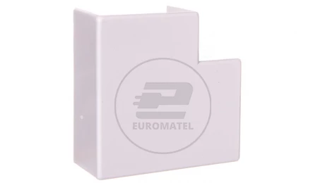 Narożnik do kanałów kablowych płaskiAP 40x25 biały /2szt/ ECAP4025B