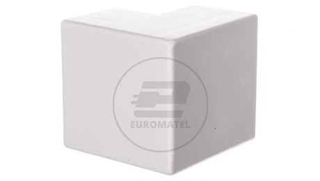 Narożnik do kanałów kablowych zewnętrzny AE 40x25 biały /2szt/ ECAE4025B