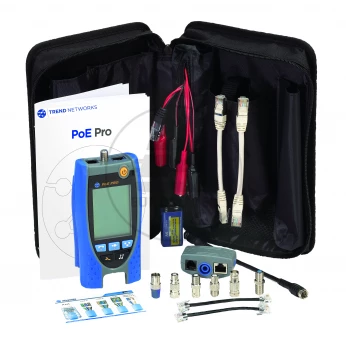 Tester kabli sieciowych i weryfikator PoE PRO