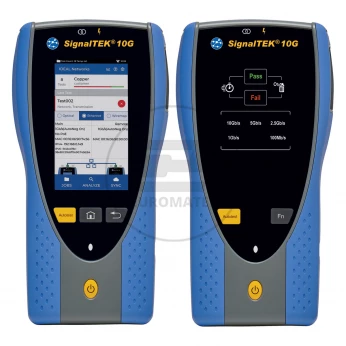 SignalTEK 10G NT - Tester transmisji danych z funkcją testowania sieci, z wyłączeniem testowania okablowania…