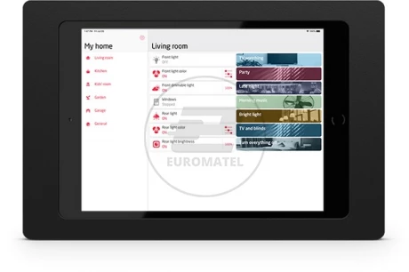 Ramka do montażu naściennego tabletu Grenton/Companion Wall / iPad 9.7 / czarna