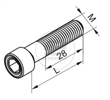 Śruba SAM8x30E