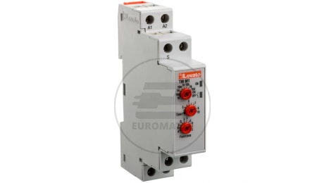 Przekaźnik czasowy 1P zwłoczny 0,1s-10dni 8A 12-240V AC/DC programowalny wielofunkcyjny TMM1