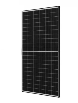 moduły pv JA Solar, mono-Si, ogniwa połówkowe Percium 166mm, 2x60psc, długie kable przyłączeniowe (ok. 100cm), moc STC…