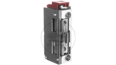 Elektrozaczep symetryczny z prowadnicą i sygnalizacją niedomkniętych drzwi, rewersyjny 12V DC MINI OR-EZ-4023