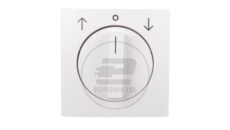 Berker/B.Kwadrat Element centralny z pokrętłem żaluzjowym śnieżnobiały 5310808989