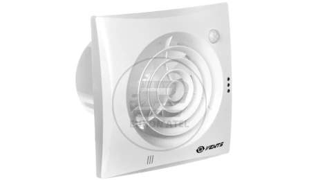 Wentylator osiowy fi 100 230V 7,5W 97m3/h 25dB z timerem i czujnikiem ruchu 100QUIETTP