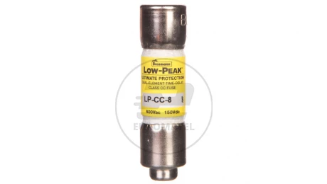 Wkładka bezpiecznikowa cylindryczna 10x38mm 8A 600V AC/150V DC, zwłoczna, klasa CC LP-CC-8