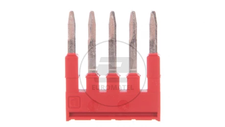 Mostek wtykany 5-biegunowy czerwony FBS 5-4 3030145 /50szt./