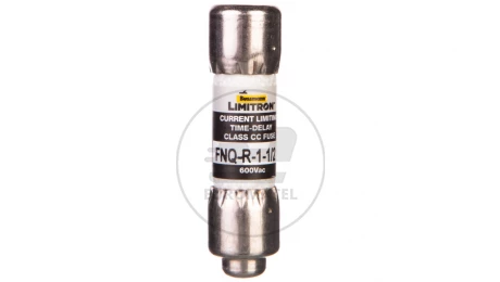 Wkładka bezpiecznikowa cylindryczna 10x38mm 1,5A 600V AC, klasa CC, zwłoczna FNQ-R-1-1-2