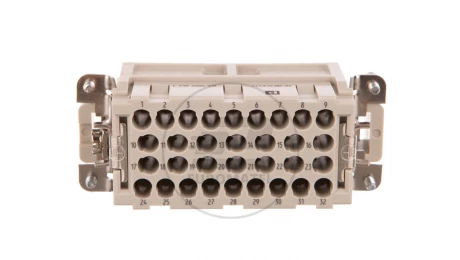 Wkład stykowy do złączy przemysłowych 32-bieguny 4mm2 męski HC-BB 32-ESTC 1687480