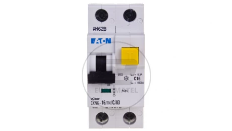Wyłącznik różnicowo-nadprądowy 2P 16A C 0,3A typ AC CKN6 16/1N/C/03 241172