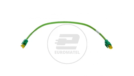 Kabel krosowy (Patch Cord) SF/UTP kat.6A zielony 0,5m 6XV1870-3QH50