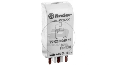 Moduł EMC, LED zielony 28-60V AC/DC 99.02.0.060.59