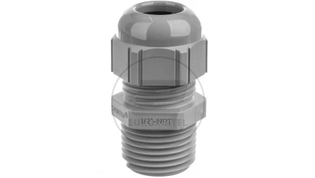 Dławnica kablowa poliamidowa NTP 1/2 cala IP68 SKINTOP STR 1/2 srebnoszara 53016130
