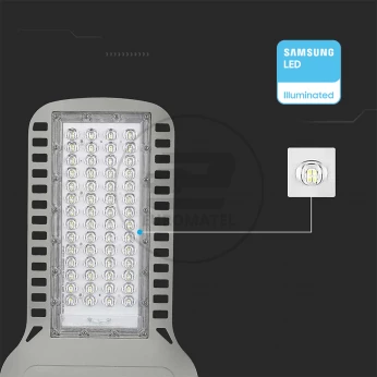 Oprawa uliczna SAMSUNG CHIP 100W 4000K 13500lm IP65 Szara 5 Lat Gwarancji 21960