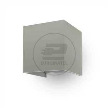 Oprawa elewacyjna LED 5W 700lm 4000K IP65 Kwadrat Szary 217089