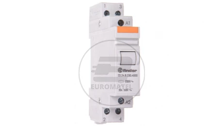 Przekaźnik modułowy mocy 2R 20A 230V AC, styk AgSnO2 22.24.8.230.4000