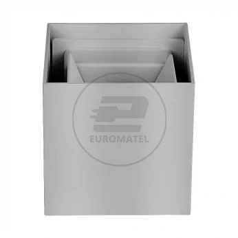 Oprawa elewacyjna LED 5W 700lm 4000K IP65 Kwadrat Szary 217089