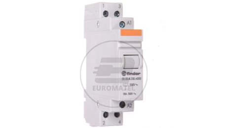 Przekaźnik modułowy mocy 2Z 20A 230V AC, styk AgSnO2 22.22.8.230.4000