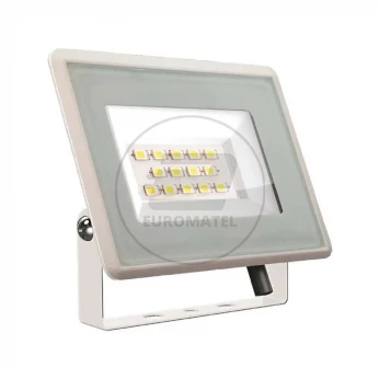 Projektor LED V-TAC 10W SMD F-CLASS Biały VT-4914-W 4000K 750lm