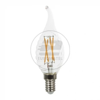 Żarówka Dekoracyjna LED FILAMENT VT-1995DC 4W E14 CANDLE 2700K 350lm A+ 300st. 43881