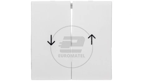 Klawisz podwójny /strzałka/ biały mat B3 16251909