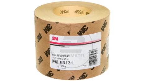 Papier ścierny w rolce 255P P240 115mm x 50m PN63131 GC801023976/7000084397 /2szt./