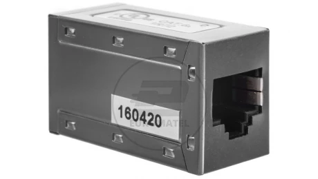 Adapter (przelotka) RJ45/RJ45 kat.6A ekranowany DN-93905
