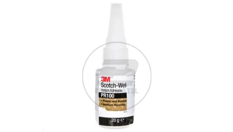 Klej cyjanoakrylowy do łączenia tworzyw sztucznych i elementów gumowych 20g Scotch-Weld PR100 UU001493780/7100033657