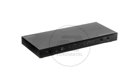 Przełącznik/Matrix HDMI 4K Ultra HD 3D, HDCP, 5/2-porty, z pilotem DS-50304