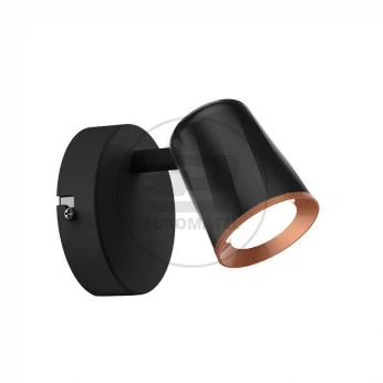 Kinkiet V-TAC 5W LED Czarny VT-806 3000K 540lm 3 Lata Gwarancji