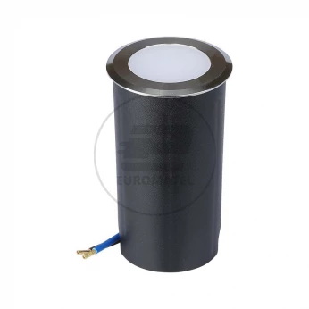 Oprawa Gruntowa Najazdowa Podłogowa V-TAC 1W LED Srebrna IP67 VT-1151 3000K 51lm