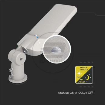 Oprawa Uliczna LED V-TAC SAMSUNG CHIP z adaptorem i czujnikiem światła 150W 120Lm/W 4000K 5 Lat Gwarancji