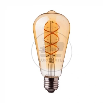 Żarówka LED V-TAC 5W E27 Filament Złota ST64 VT-2065 2200K 300lm