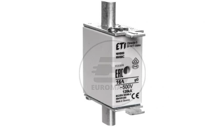 Wkładka bezpiecznikowa KOMBI NH000C 16A gG/gL 500V WT-00C 004181205
