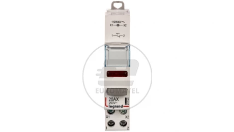 Przycisk modułowy 20A 1R z lampką LED 110/400V czerwoną LP472 412940