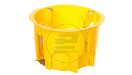 ELDA Puszka osprzętowa podtynkowa fi 65mm MULTIFIX PLUS2 65x45mm żółta IMT35150