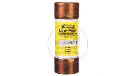 Wkładka bezpiecznikowa LOW-PEAK 21x57mm 3A CLASS J 600V zwłoczna LPJ-25SP