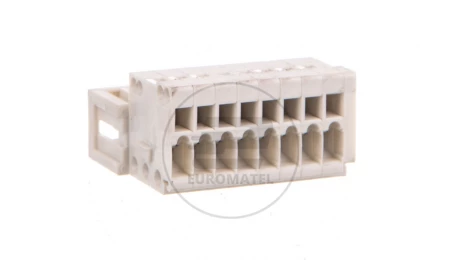 Wtyk MCS-MICRO 8-biegunowy jasnoszary raster 2,5mm 733-208 /100szt./