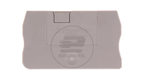 Ścianka końcowa 2,2mm, do zacisku sprężynowego 2,5mm2, szara NSYTRACR22