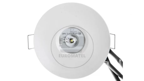 Oprawa awaryjna AXP IP65/20 LED 3W 375lm (opt. otwarta) 3h jednozadaniowa AT biała AXPO/3W/B/3/SE/AT/WH