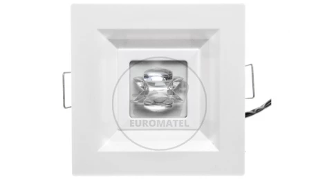 Oprawa awaryjna LOVATO P ECO LED 1W 125lm (opt. koryt.) 3h jednozadaniowa biała LVPC/1W/E/3/SE/X/WH
